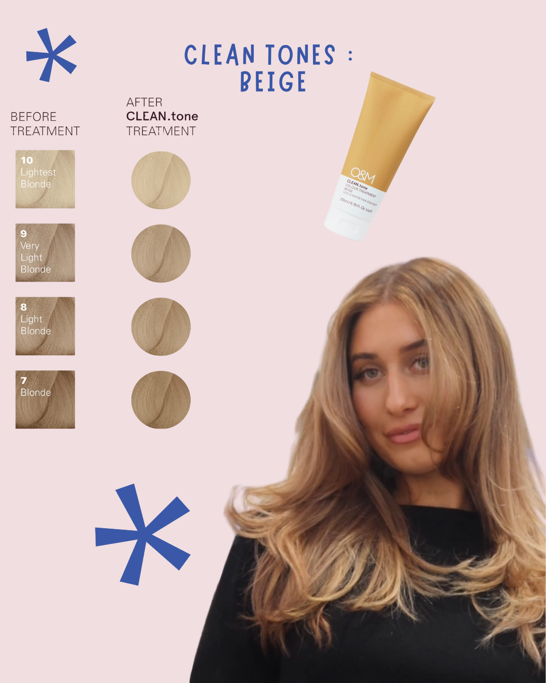 O&M CLEAN.TONE BEIGE 200ml
