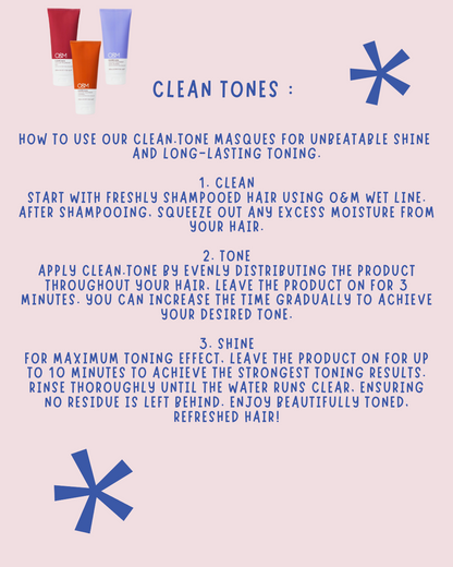 O&M CLEAN.TONE COOL BLONDE 200ml