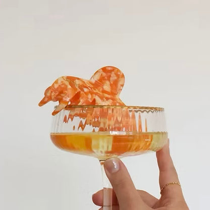 Abby Conch Claw in Papaya Crush